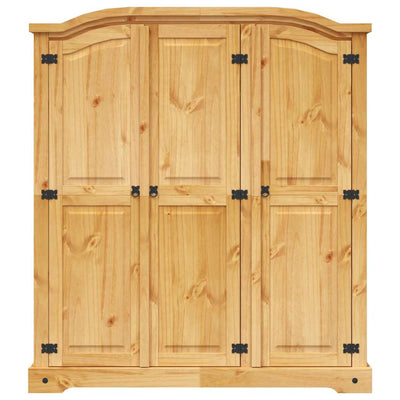 Wardrobe Mexican Pine Corona Range 3 Doors Payday Deals