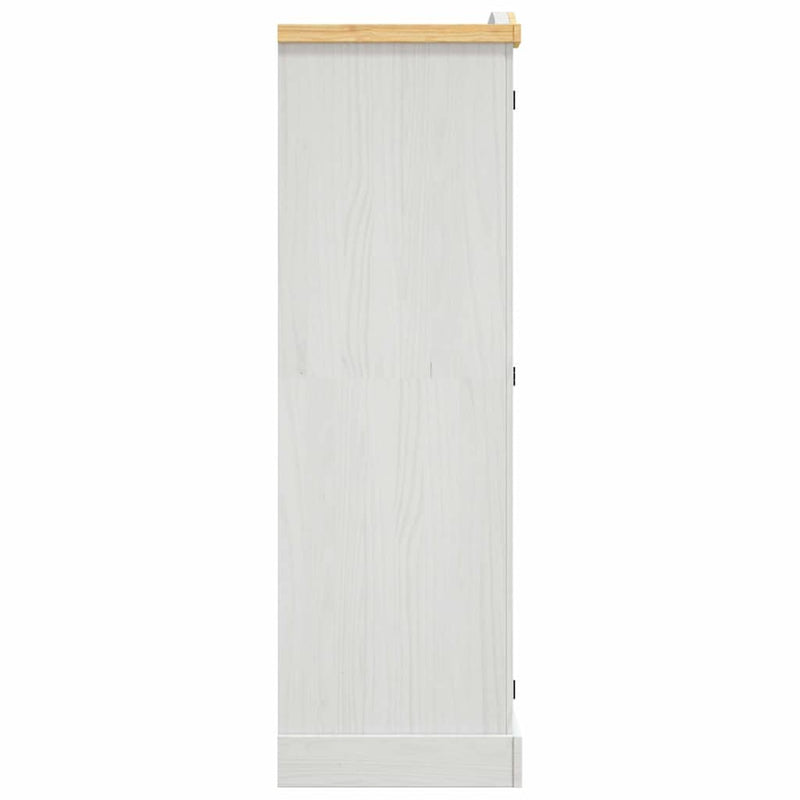 Wardrobe Mexican Pine Corona Range 3 Doors White Payday Deals