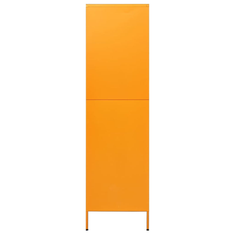 Wardrobe Mustard Yellow 90x50x180 cm Steel Payday Deals