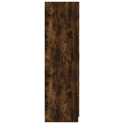 Wardrobe Smoked Oak 80x52x180 cm Engineered Wood Payday Deals