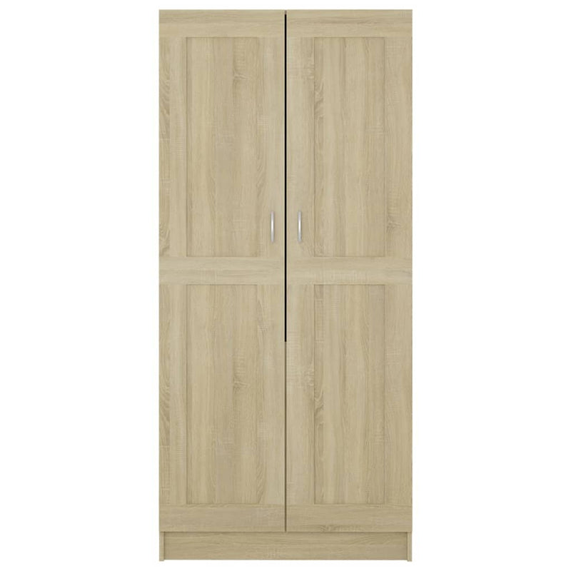 Wardrobe Sonoma Oak 82.5x51.5x180 cm Chipboard Payday Deals