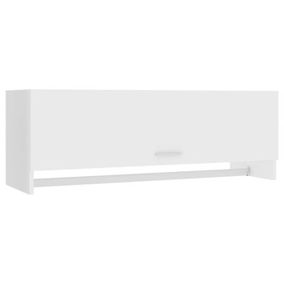 Wardrobe White 100x32.5x35 cm Engineered Wood Payday Deals