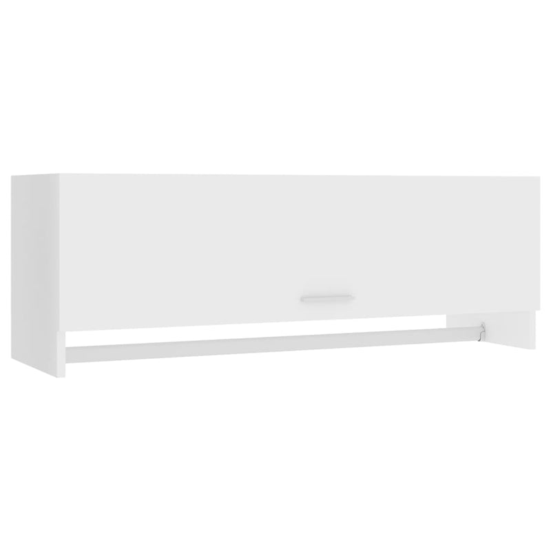 Wardrobe White 100x32.5x35 cm Engineered Wood Payday Deals