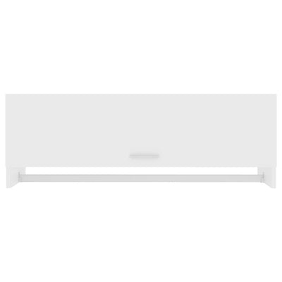 Wardrobe White 100x32.5x35 cm Engineered Wood Payday Deals