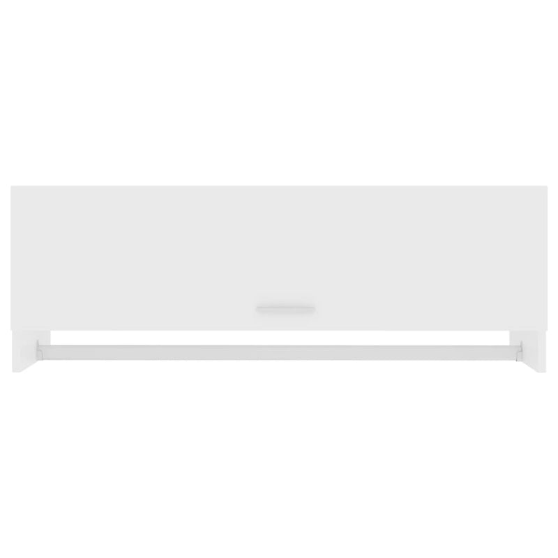 Wardrobe White 100x32.5x35 cm Engineered Wood Payday Deals