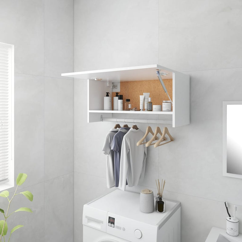 Wardrobe White 70x32.5x35 cm Engineered Wood Payday Deals
