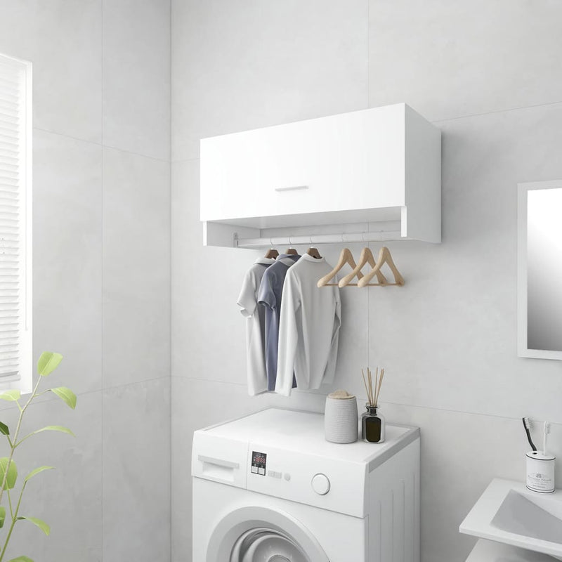 Wardrobe White 70x32.5x35 cm Engineered Wood Payday Deals