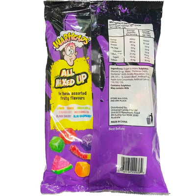 Warheads All Mixed Up Sour Candy Lollies Sweets Bulk Pack 1kg Payday Deals
