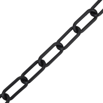 Warning Chain Black 30 m Ø8 mm Plastic Payday Deals