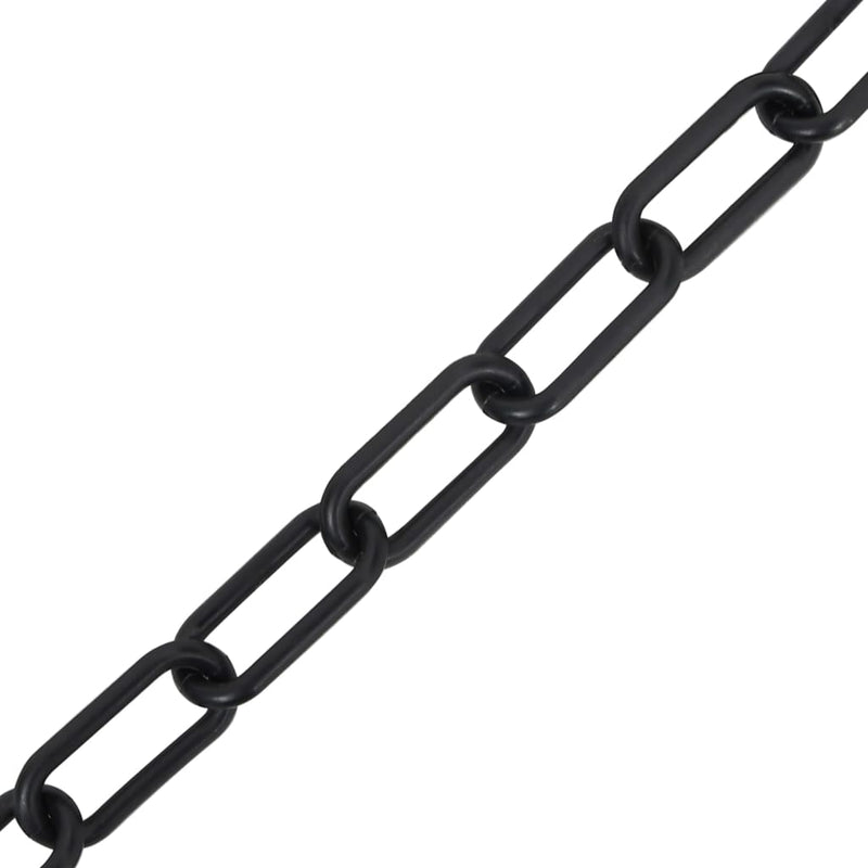 Warning Chain Black 30 m Ø8 mm Plastic Payday Deals