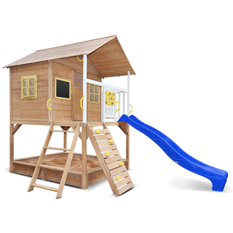 Warrigal Cubby House with Blue Slide Payday Deals