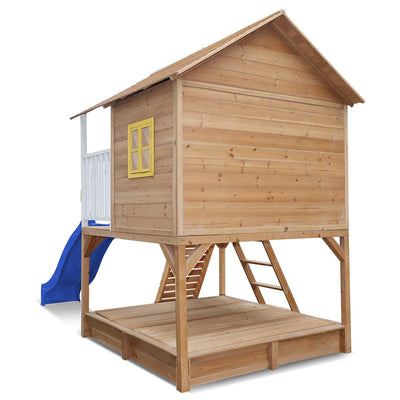 Warrigal Cubby House with Blue Slide Payday Deals