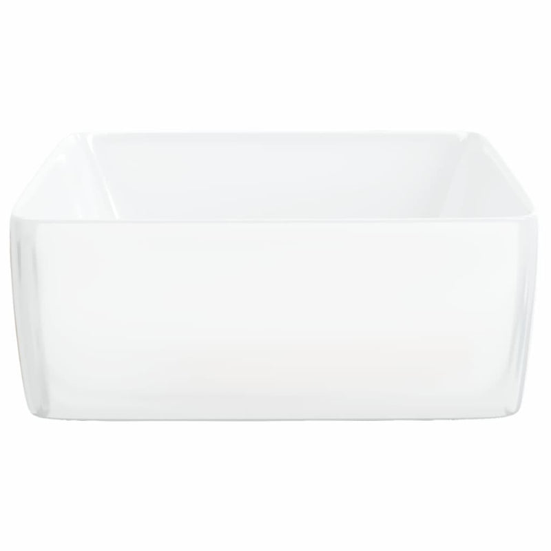 Wash Basin White 48x37x13 cm Ceramic Rectangle Payday Deals