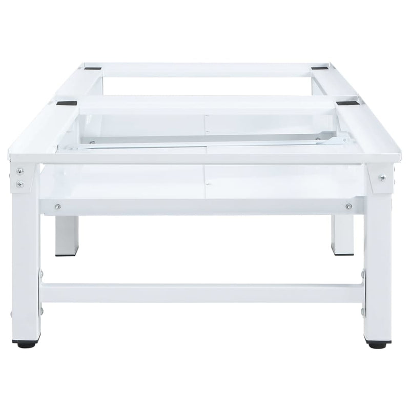 Washing and Drying Machine Pedestal with Pull-out Shelves White Payday Deals