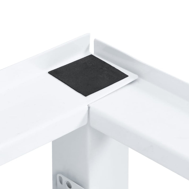Washing and Drying Machine Pedestal with Pull-out Shelves White Payday Deals
