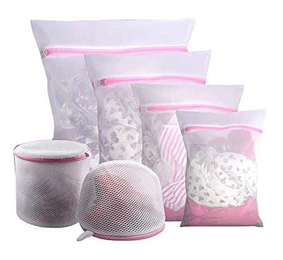 Washing Bag Pack Set Of 6 Laundry Bags Mesh Lingerie Delicate clothes Wash Bags