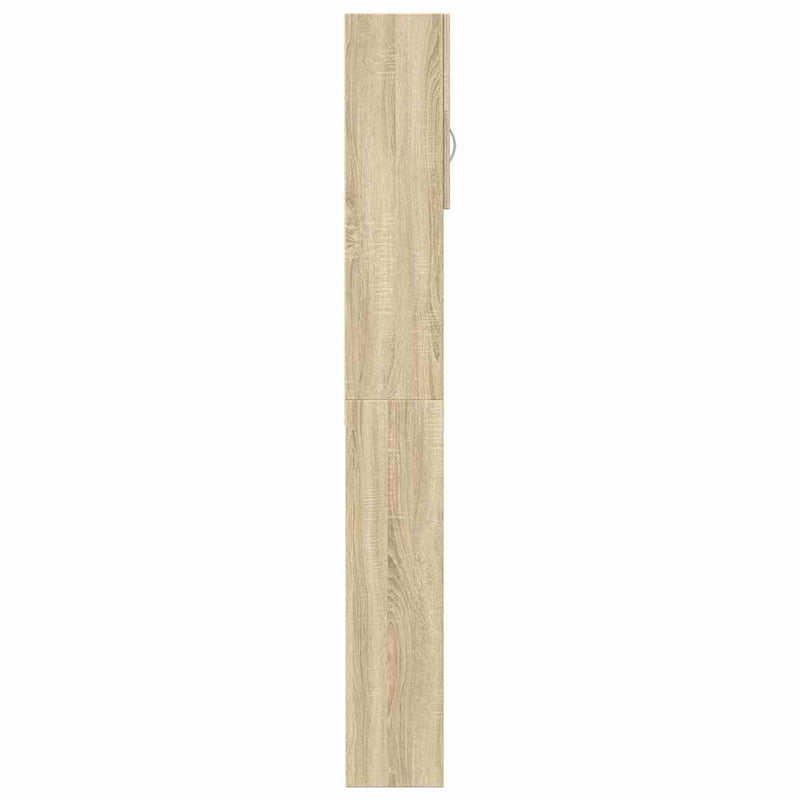 Washing Machine Cabinet Sonoma Oak 64x25.5x190 cm Engineered Wood Payday Deals
