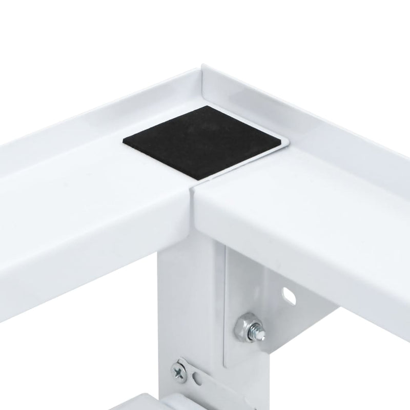 Washing Machine Pedestal with Pull-Out Shelf White Payday Deals