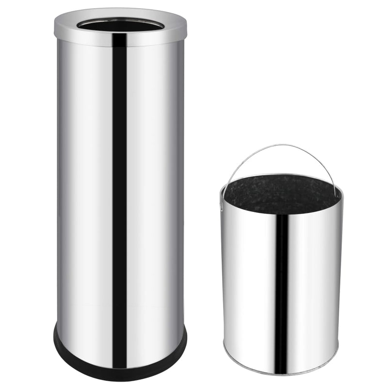 Waste Bin Hotel Stainless Steel 32 L Payday Deals