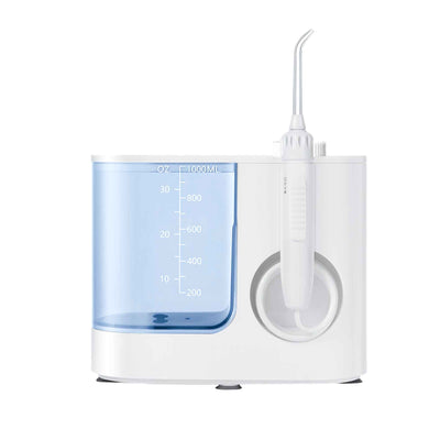 Water Jet Dental Flosser 1000ml White - Electric Oral Pressure Irrigator Payday Deals