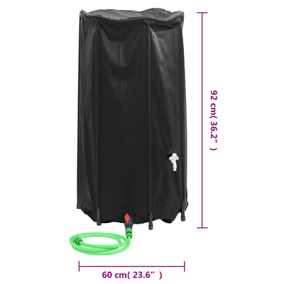 Water Tank with Tap Foldable 250 L PVC Payday Deals