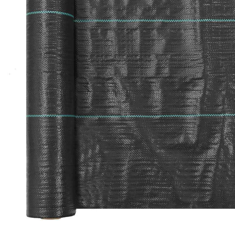 Weed & Root Control Mat PP 1x200 m Black Payday Deals