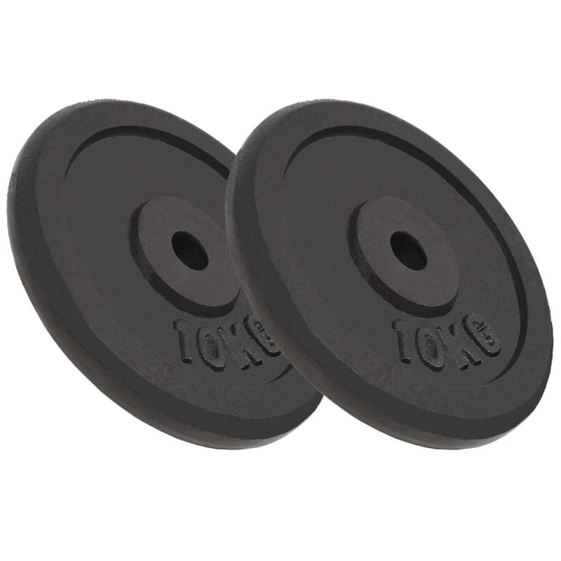 Weight Plates 2 pcs 2x10 kg Cast Iron Payday Deals