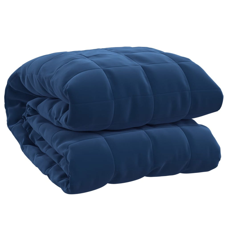 Weighted Blanket Blue 122x183 cm 9 kg Fabric Payday Deals