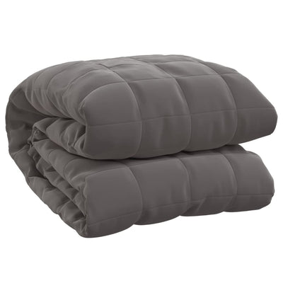 Weighted Blanket Grey 120x180 cm 9 kg Fabric Payday Deals