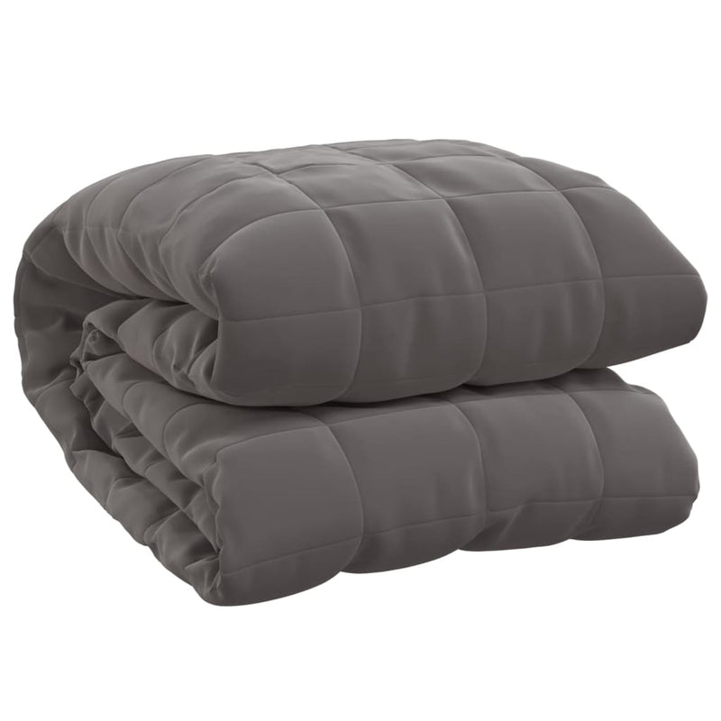 Weighted Blanket Grey 150x200 cm 11 kg Fabric Payday Deals