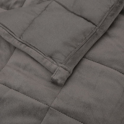 Weighted Blanket Grey 152x203 cm 11 kg Fabric Payday Deals