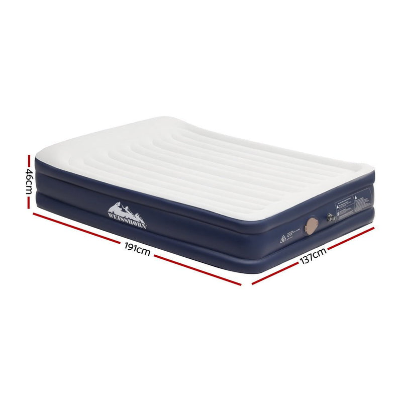 Weisshorn Air Mattress Double Inflatable Bed 46cm Air bed Payday Deals