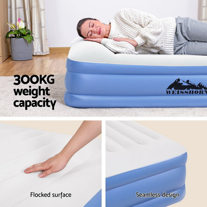 Weisshorn Air Mattress Queen Inflatable Bed 46cm Air bed Payday Deals