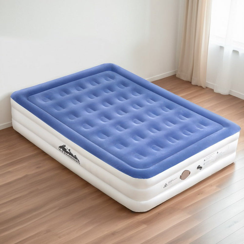 Weisshorn Air Mattress Queen Inflatable Bed 46cm Air bed Cube Payday Deals