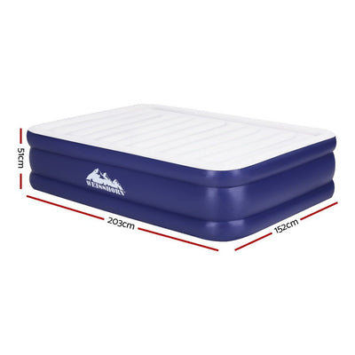 Weisshorn Air Mattress Queen Inflatable Bed Air bed 51cm Payday Deals