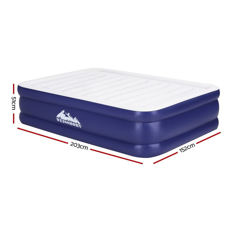 Weisshorn Air Mattress Queen Inflatable Bed Air bed 51cm Payday Deals