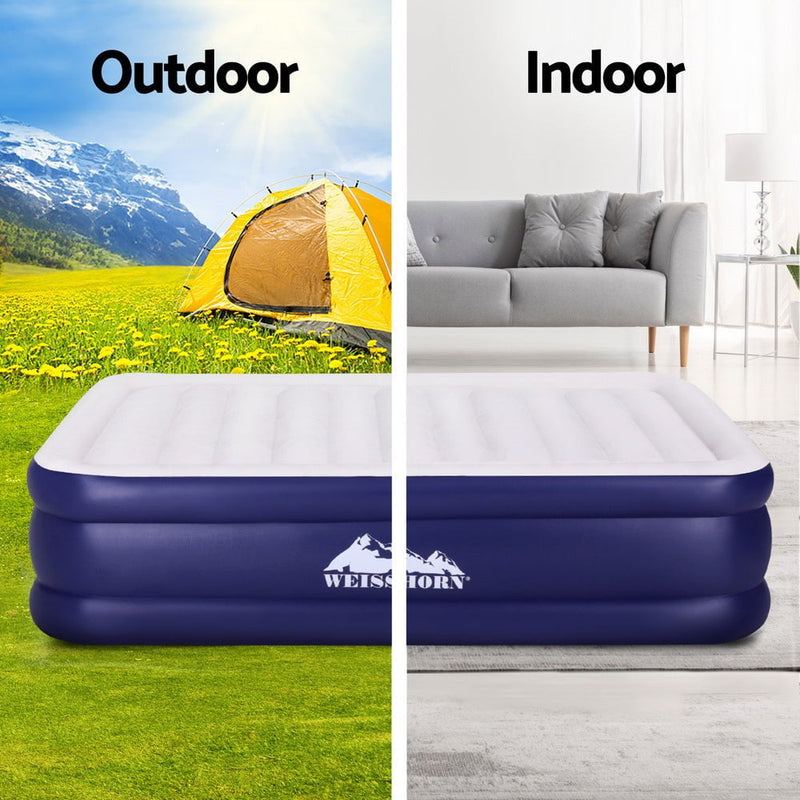 Weisshorn Air Mattress Queen Inflatable Bed Air bed 51cm Payday Deals