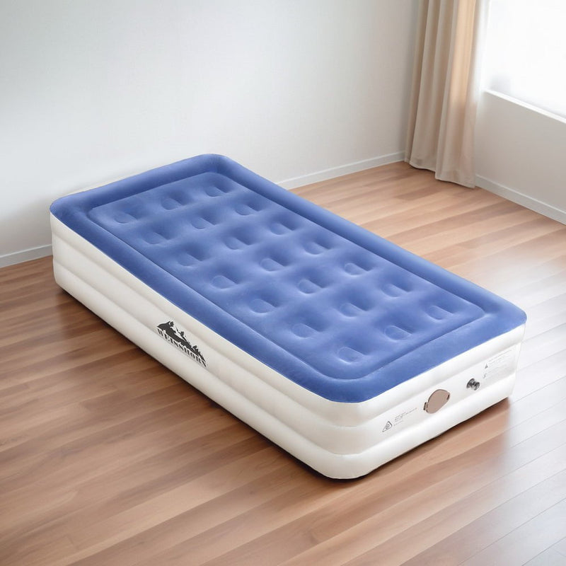 Weisshorn Air Mattress Single Inflatable Bed 46cm Cube Airbed Payday Deals