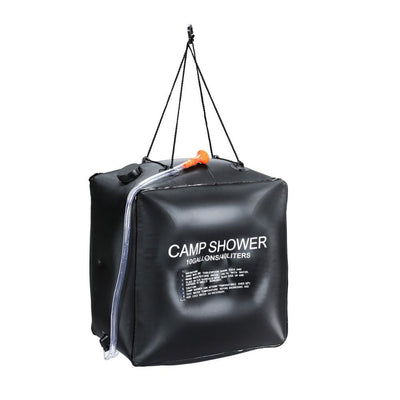 Weisshorn Camping Shower Bag 40L Black Payday Deals