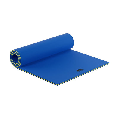 Weisshorn Floating Water Mat 3.5x1.8m Foam Pad Swimming Pool Platform Blue Payday Deals