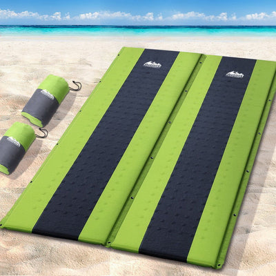 Weisshorn Self Inflating Mattress Camping Sleeping Mat Air Bed Pad Double Green Payday Deals