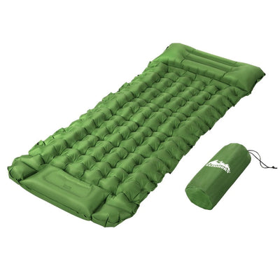 Weisshorn Self Inflating Mattress Camping Sleeping Mat Air Bed Pad Single Pillow Payday Deals