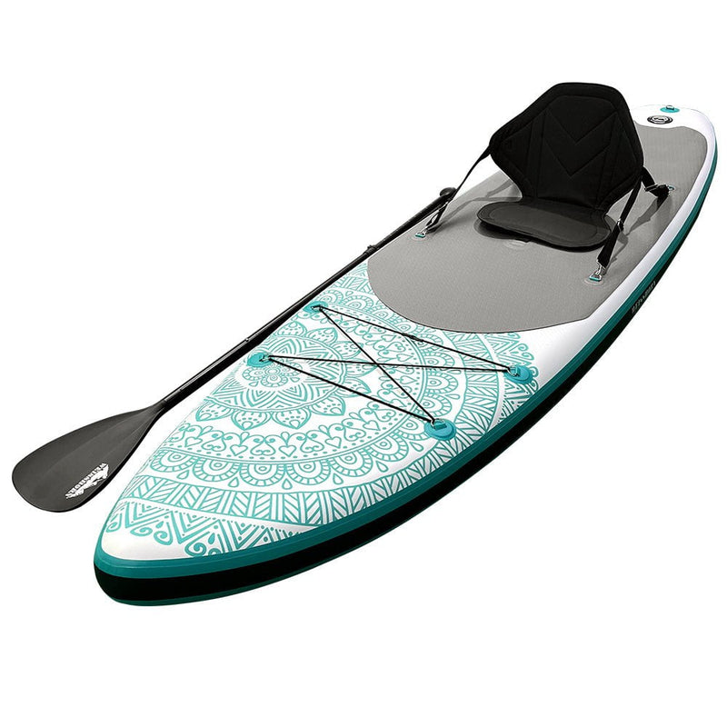 Weisshorn Stand Up Paddle Board Inflatable Kayak Surfboard SUP Paddleboard 10FT Payday Deals