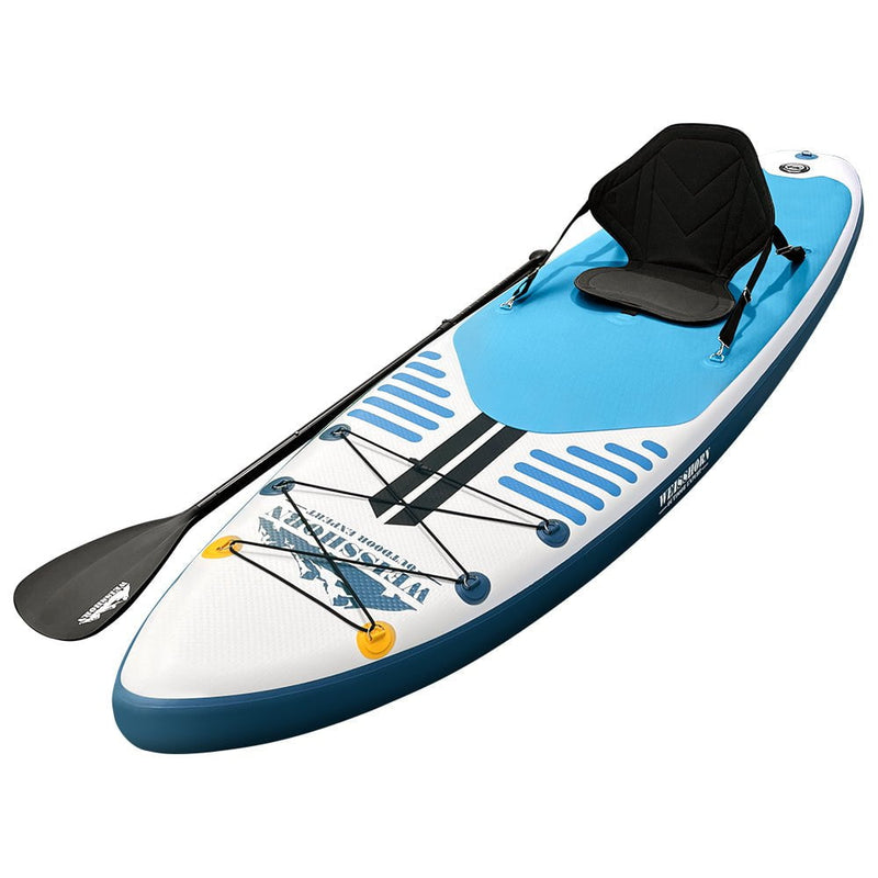 Weisshorn Stand Up Paddle Board Inflatable SUP Surfboard Paddleboard Kayak 10FT Payday Deals