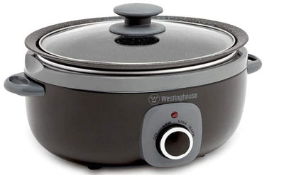 Westinghouse 3.5L Electric Slow Cooker w/ Stove Top Non-Stick Pot Cookware w/Lid Payday Deals