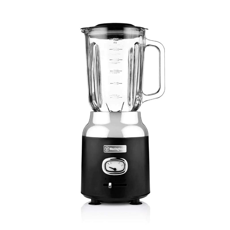 Westinghouse Retro Series 600W Countertop Table Blender Mixer Smoothie Maker - Black Payday Deals