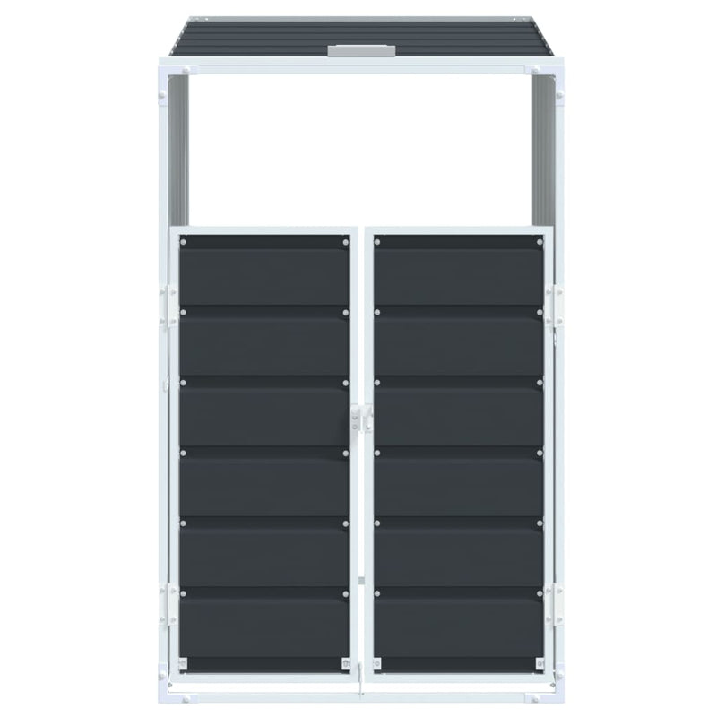 Wheelie Bin Storage for Single Bin Anthracite 72x81x115 cm Steel Payday Deals
