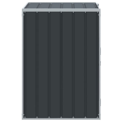 Wheelie Bin Storage for Single Bin Anthracite 72x81x115 cm Steel Payday Deals