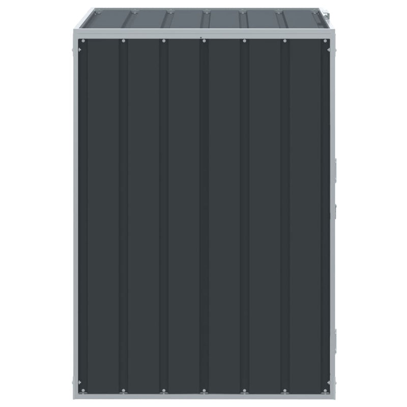 Wheelie Bin Storage for Single Bin Anthracite 72x81x115 cm Steel Payday Deals