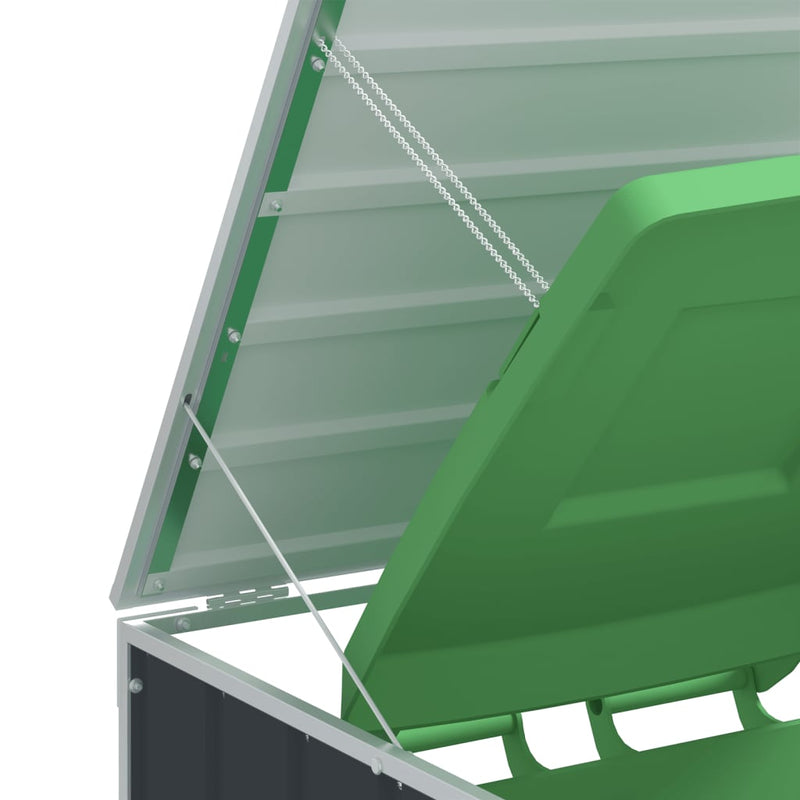 Wheelie Bin Storage for Single Bin Anthracite 72x81x115 cm Steel Payday Deals